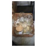 Box Lot Of Assorted Glassware