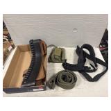 Assorted Ammo Belts, Slings, Etc.