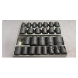 Assorted 1/2 Drill Sockets (Standard & Metric)