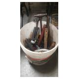 Bucket Of Assorted Tools & More