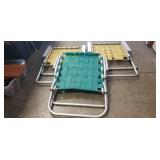 (3) Vintage Lawn Chairs