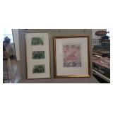 Framed Watercolor Art Work