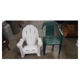 (2) Plastic Childs Chairs