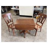 Country Lane Drop Leaf Table w/ 2 Chairs
