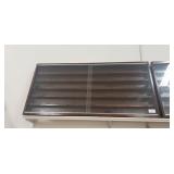 (1) Wooden Display Case w/ Glass Doors