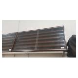 (1) Wooden Display Case w/ Glass Doors