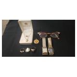 Tray Of Assorted Jewelry & More (Gold