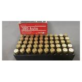 (50) Rounds .380 Auto Ammo