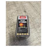 (50) Rounds of 17 HMR Ammo