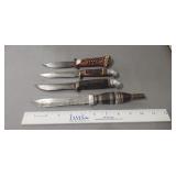 (4) Assorted Knives