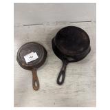 (2) Cast Iron Skillets