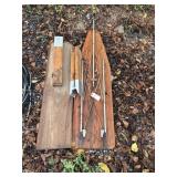 Wooden Planks and Ironing Board