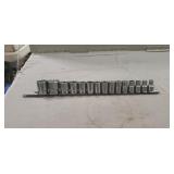 (15) T&E Metric 1/2" Drive Sockets