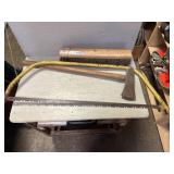 Bow Saw, Sledge Axe, Broom Head