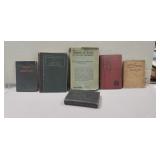 (6) Assorted Vintage Books