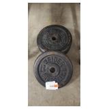 (4) Ten Pound Weights