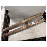 (2) Single Tree Yokes, Two-Man Saw