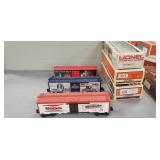 (3) Lionel Model Train Cars w/ Boxes