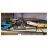 Shelf Lot Of (3) Jacks, Work Light & More