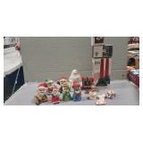Tray Of Assorted Christmas Decorations