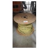 Wooden Spindle Of Nylon Rope (Length Unknown)
