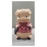 (1) Ceramic Piggy Bank (11" Tall)