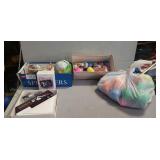 (1) Winross Truck & Assorted Easter Decorations