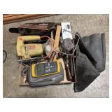 Fluke Tester, Hand Crank Chainsaw Sharpener &