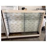 Glass Display Cabinet with Glass Shelves
