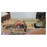 (2) Plastic Boxes Of Assorted Tools