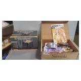 Toaster (New In Box) & Box Of Assorted Light
