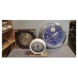 (3) Assorted Clocks (Battery Operated)