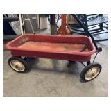 Vtg Metal Wagon