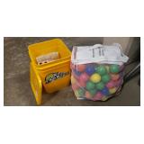 XL Yardzee Game & Approximately 100 Plastic Balls