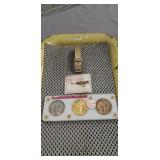 (1) Vintage Bulova Watch, Fishing Lure & Three