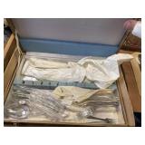 Vtg Flatware Set in Case