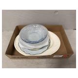 Glass/China Serving Bowls & Plates