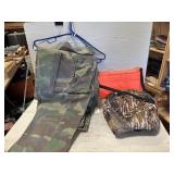 Camo Hood, Hand Warmer, 4 Camo Pants