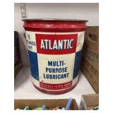 Vtg Atlantic Lubricant Can