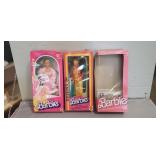 (2) Barbie Dolls & (1) EMPTY Box