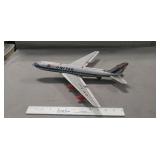 Vintage Friction Tin Toy Airplane
