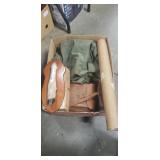 Box Lot Of Assorted Items Including (2) Duffle