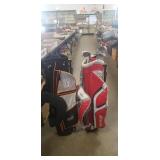 (6) Assorted JR. Golf Clubs & Two Bags
