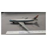 Vintage Friction Tin Toy Airplane