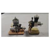 (2) R/C Model Airplane Engines