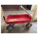 Vtg Red Wagon