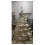 (1) Vintage Ceramic Christmas Tree (23" Tall /