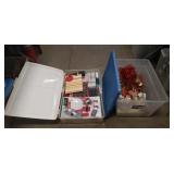 (2) Boxes Of Assorted Christmas Decorations, Gift