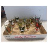 Assorted 12 Days of Christmas Glasses