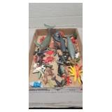 Tray Of Assorted Animal Figurines
